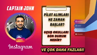 Pilot Alımları Ne zaman açılır? Türkiye ve Macaristan Uçuş Okulları son durumlar II #CAPTAINJOHNLIVE