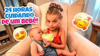 DEIXEI A JULINHA CUIDAR DO MEU BEBÊ POR UM DIA!! 😱🤣