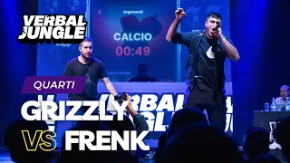 GRIZZLY vs FRENK || Verbal Jungle - Freestyle Battle || Quarti