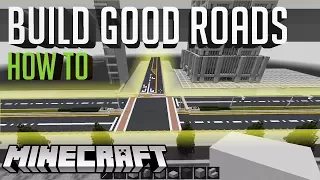 How to Make Good Roads!! Minecraft City Building Tips