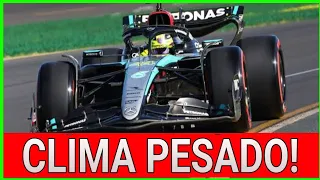 BRIGA FEIA? HAMILTON RELATA CLIMA ESTRANHO DENTRO DA MERCEDES CONTRA ELE! - F1 2024