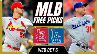 Free MLB Picks | NL Wild Card Picks | Cardinals vs Dodgers Prediction (10/06/21) | MLB Betting Tips