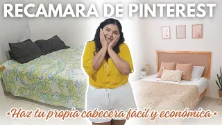 TRANSFORMACIÓN DE MI RECÁMARA 🤎 HAZ TU CABECERA FÁCIL Y ECONÓMICA | Gis Cuevas