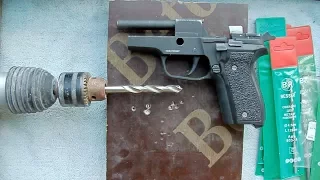 Сверление Ствола ПЕРФОРАТОРОМ | Модификация Стартового Пистолета | RETAY BARON HK (Sig P228)