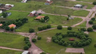 Alpes da Castelo Bofete SP vista do alto a 168 metros de altura com drone da dji Mini 2