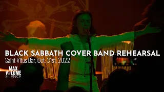 BLACK SABBATH COVER BAND REHEARSAL live at Saint Vitus Bar, Oct. 31st, 2022 (FULL SET)