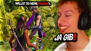 ICH gebe mich als MÄDCHEN aus!!💀| Fortnite Random Duos