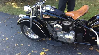 1948 Indian Chief Running Demo