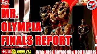 DEREK LUNSFORD 2023 MR OLYMPIA! CBUM 5TH TITLE!  FINALS REPORT WITH JOSE RAYMOND & RON HARRIS!