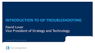 Avaya SIP Troubleshooting