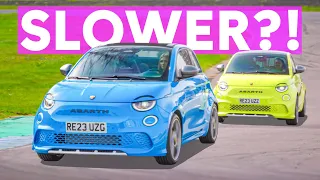 Why The Abarth 500e Is Slower Than The 595 Competizione - Bonus Vid!