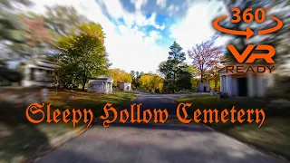 VR 360° Most Beautiful Cemetery with a Dark Past | Sleepy Hollow Cemetery | Headless Horseman