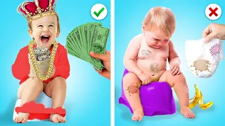 Fui Trocada Na Maternidade! Momentos Malucos De Ricos Vs Pobres Na Vida Real por Kaboom Zoom