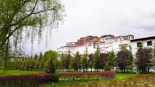 Potala Palace of The Dalai Lama in Lhasa Tibet - 4K VLOG 154