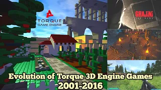 Evolution of Torque 3D Engine Games 2001-2016