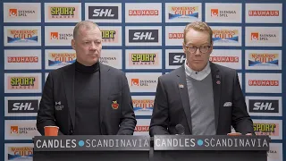 "Han gör några matchavgörande räddningar" - Presskonferensen efter Örebro - Luleå