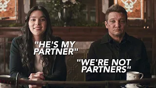 Hawkeye Funny Scenes | "I was talking to an Avenger"