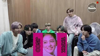 Bts reaction to BLACKPINK: JISOO TIKTOK edits [part2]