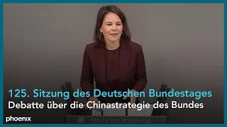 Debatte über China-Strategie der Bundesregierung vom 29.09.2023