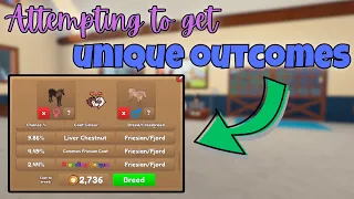 Trying To Breed *BREEDING UNIQUE OUTCOMES* | Wild Horse Islands