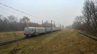 ER9T-703 #train No 6308 Chernihiv - Nizhyn