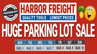 Harbor Freight Parking Lot Sale March 2024 Lots of Great Deals to Choose From