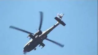 Apache helicopter backflip & rollover