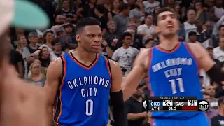 4 minutes and 30 seconds of Russell Westbrook being CLUTCH