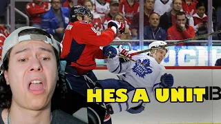 REACTION TO ALEX OVECHKIN DESTORYING PEOPLE FOR 4 MINUTES STRAIGHT | THIS GUY IS A UNIT!!!