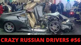 RUSSIAN DASHCAM- Crazy Drivers Car Crash Compilation #56