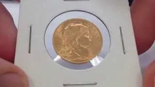 1912 France 20 Franc Gold Coin Review - The Gold Rooster