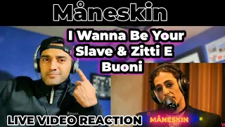 Måneskin | I Wanna Be Your Slave & Zitti E Buoni | Wiwi Jam at Home | First Time Reaction