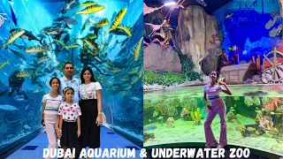 Dubai Aquarium & Underwater Zoo😍🐠🌊|| Part -1|| The Dubai mall