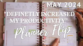 May Planner Flip thorugh l How I used my planner to do better at work #pwm #plannerflipthrough