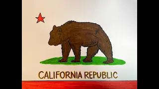 Let's Draw the California Flag: 4th Grade Online Art Class