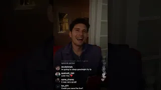 Ronen Rubinstein reacts to 911 Lone Star season 3 episode 13 on IG live