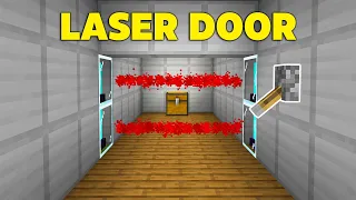 Working Laser Door in Minecraft Bedrock! (No Mods)