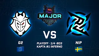 [RU] G2 vs NIP • Inferno • Champions Stage • PGL Major Stockholm 2021