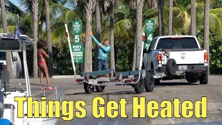 Things Get Heated at the Ramp!! | Miami Boat Ramps | 79th Street