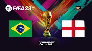 FIFA 23 Gameplay | Brasil x Inglaterra | Copa do Mundo Qatar 2022 | Final [4K 60FPS]