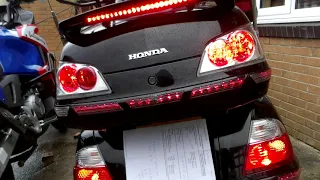 Honda Goldwing Black Year 2008 , 57 reg short video for sale on eBay