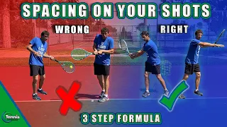 Get Perfect Spacing On Your Tennis Shots I TENNIS LESSON