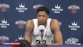 Anthony Davis отвечает на вопросы журналистов