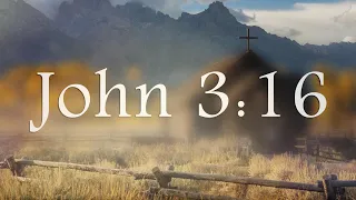 John 3:16 - For God so LOVED the WORLD #bible