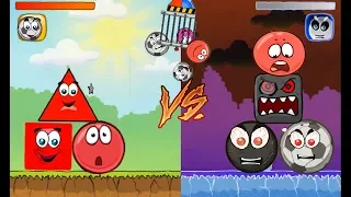 BLACK BALL & BLUE BALL & RED BOX & RED BALL 'FUSION BATTLE' with RED BALL 3 & RED BAL 4