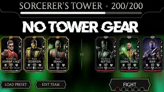 Final 200 Boss Match Fatal Sorcerer's Tower with Gold Team. MK Mobile.