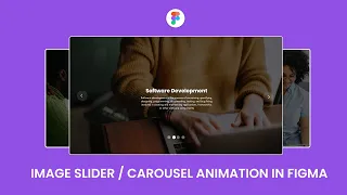 How to design an Image Slider in Figma | carousel design in Figma.