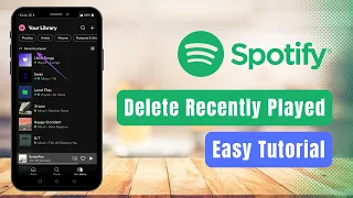 How to Delete Spotify Recently Played History !