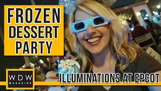Epcot's Frozen Fireworks Dessert Party