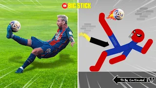 20 Min Best Falls | Stickman Dismounting Funny Moments | Big Stick #5